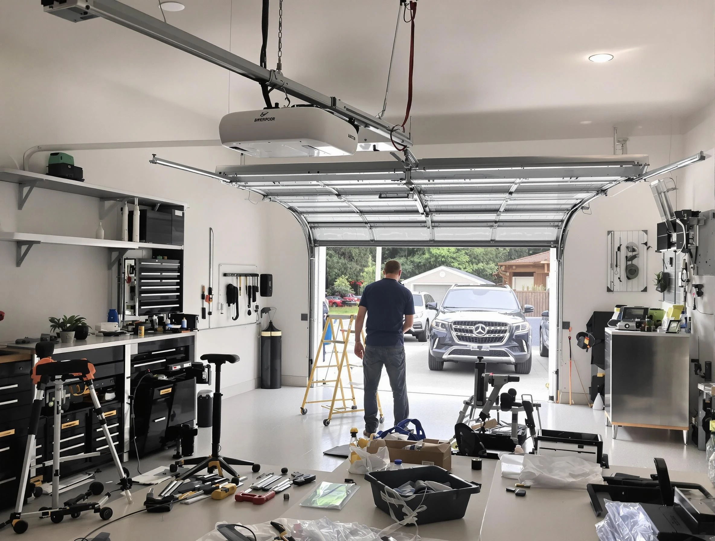 Garage door opener installation by Stansbury Park Garage Door Repair in Stansbury Park