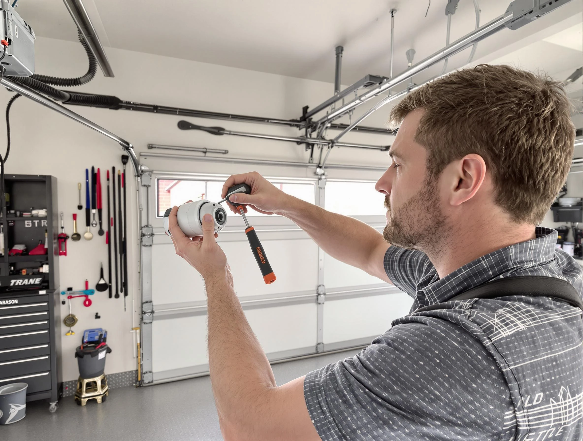 Garage door opener repair service by Stansbury Park Garage Door Repair in Stansbury Park