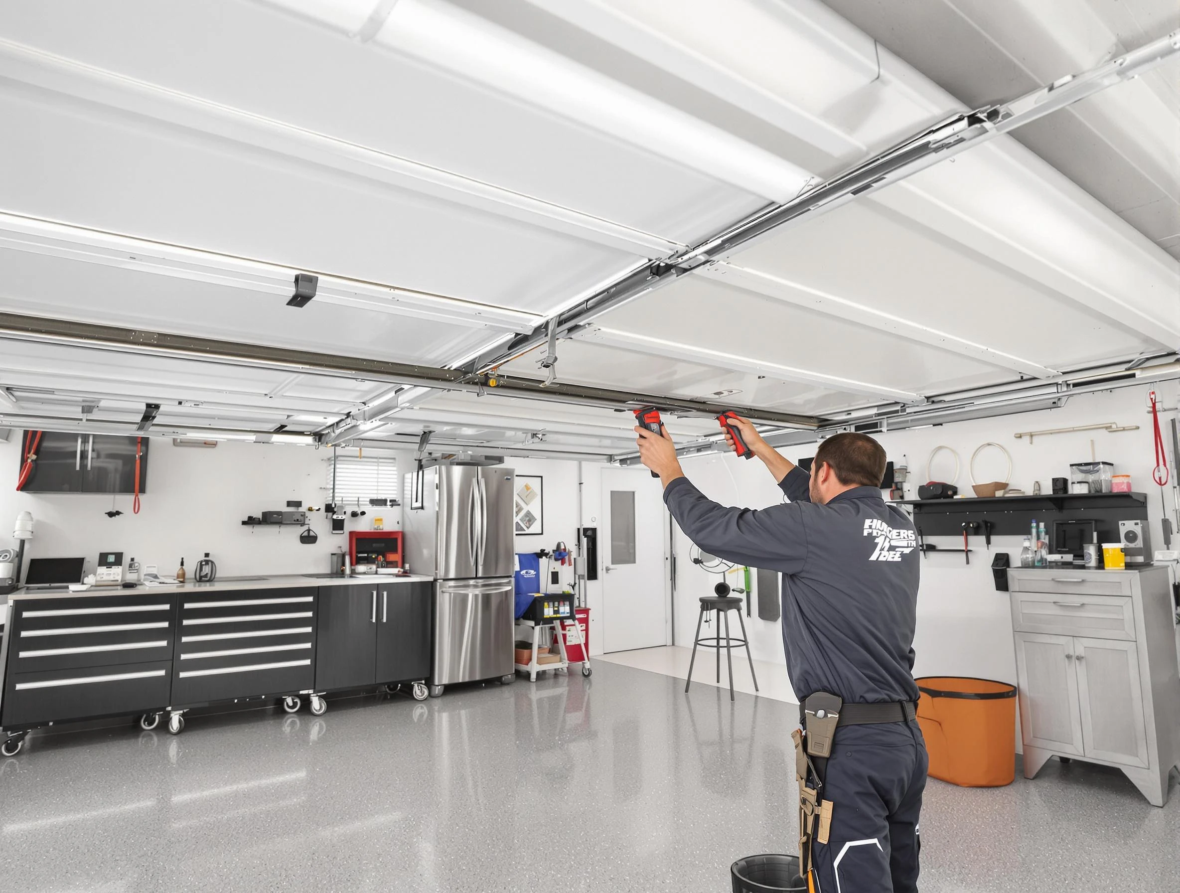 Overhead garage door repair service by Stansbury Park Garage Door Repair in Stansbury Park